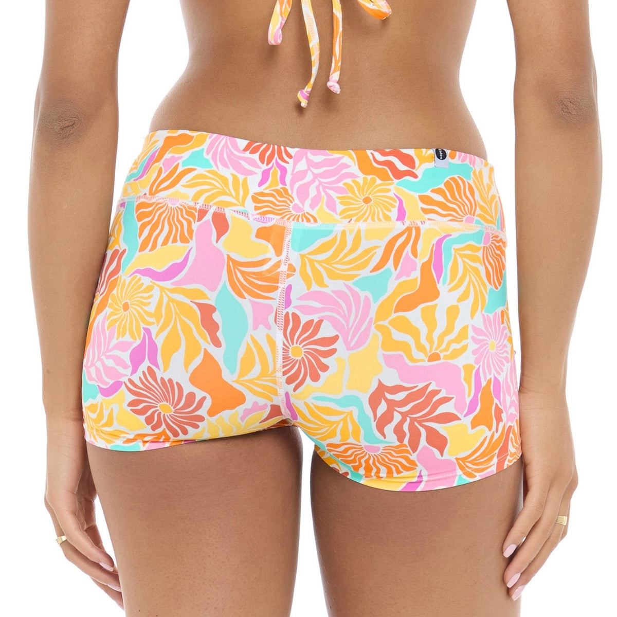 Alina Swim Shorts - CORAL BLOOM - Eidon
