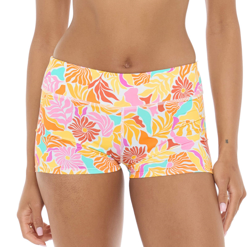 Alina Swim Shorts - CORAL BLOOM - Eidon
