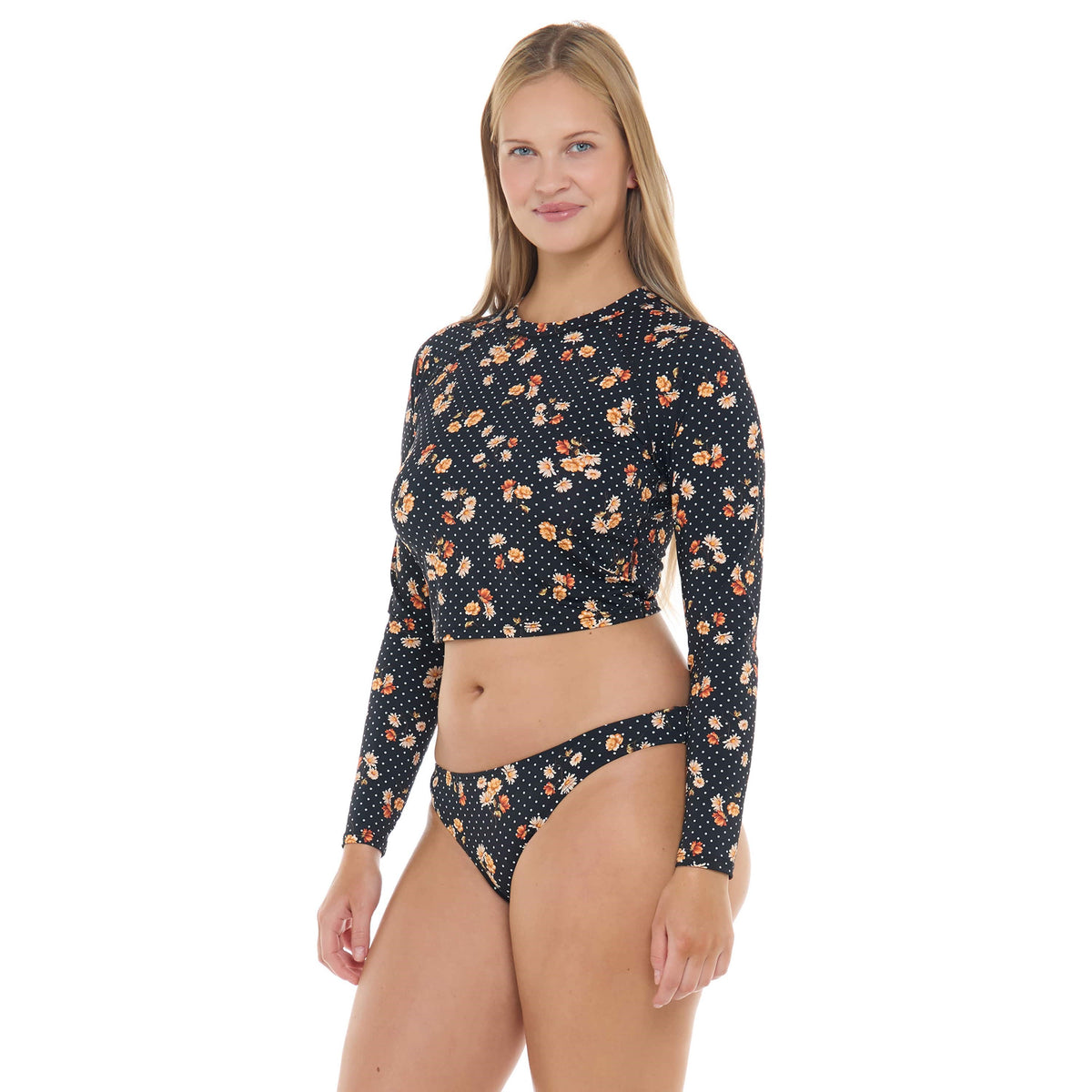 Kiko Crop Rashguard - DAISY DUST - Eidon