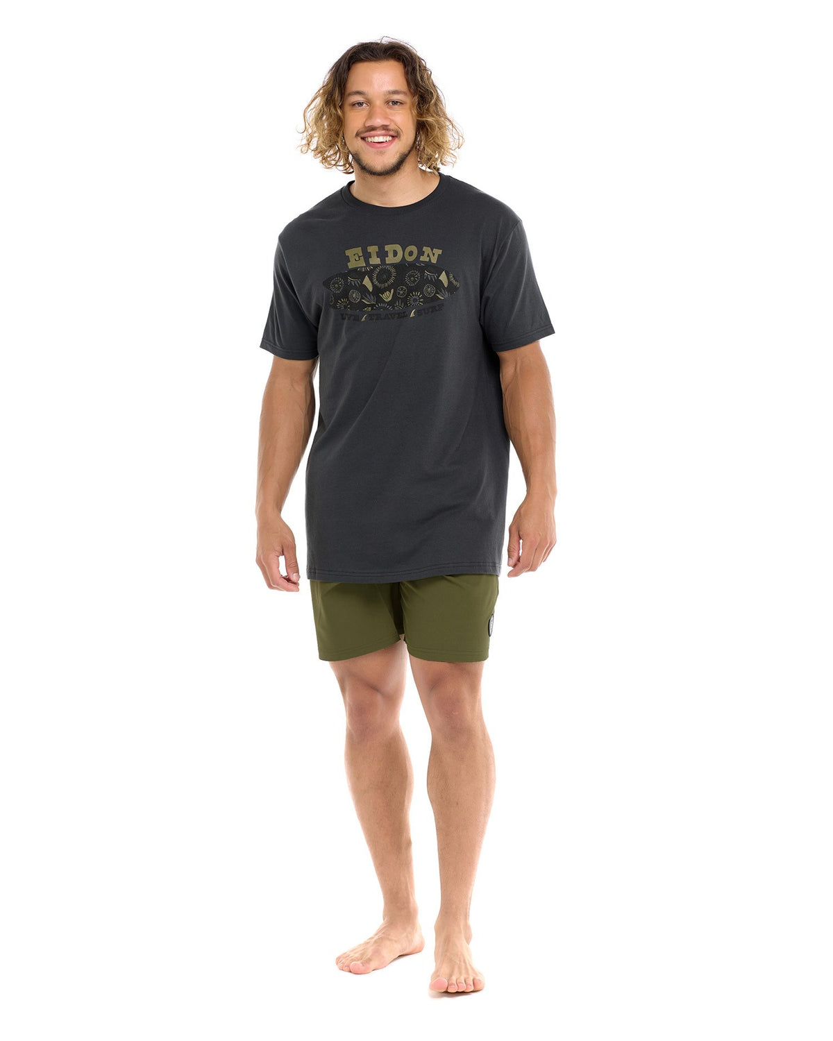 FINNEUS FISH MENS TEE-Black