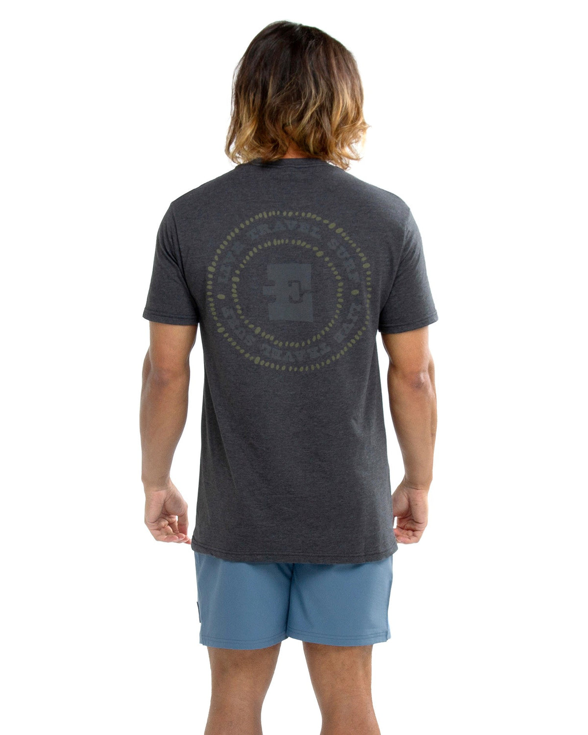 L.T.S. MENS TEE-Charcoal heather