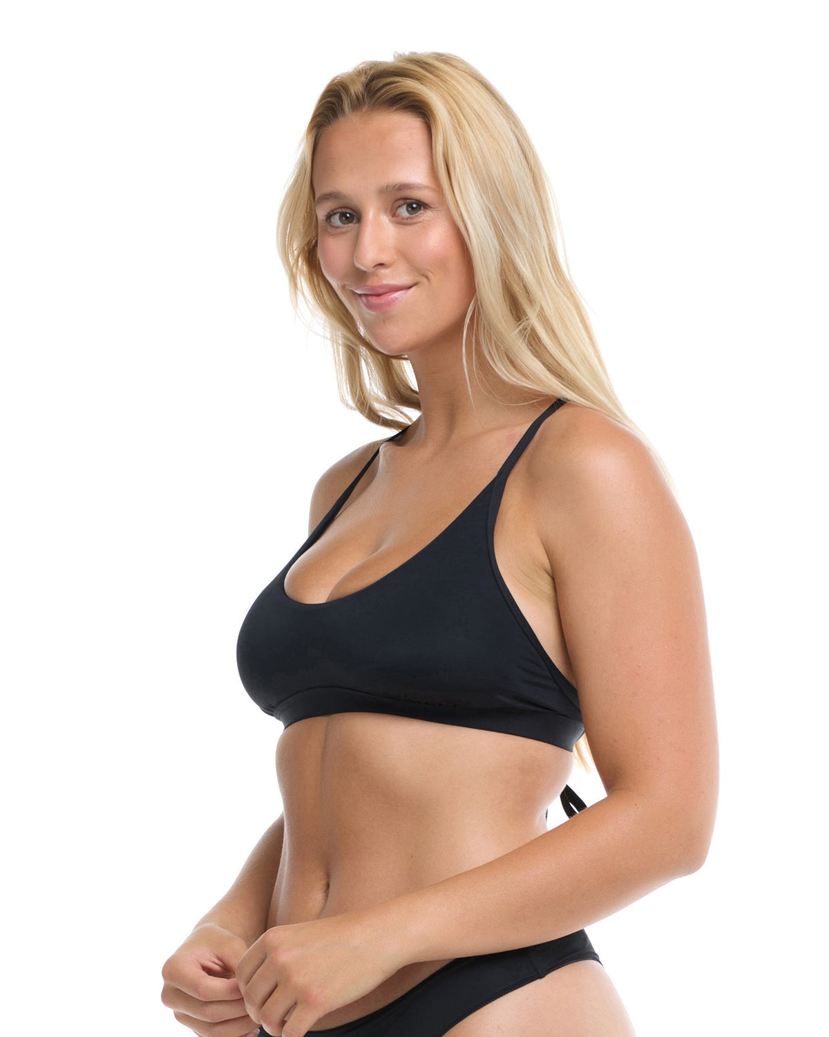 Alexa D, DD, E & F Cup Top - BLACK LICORICE