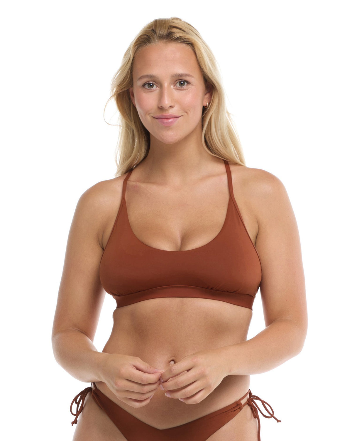 Alexa D, DD, E & F Cup Top - MOCHA