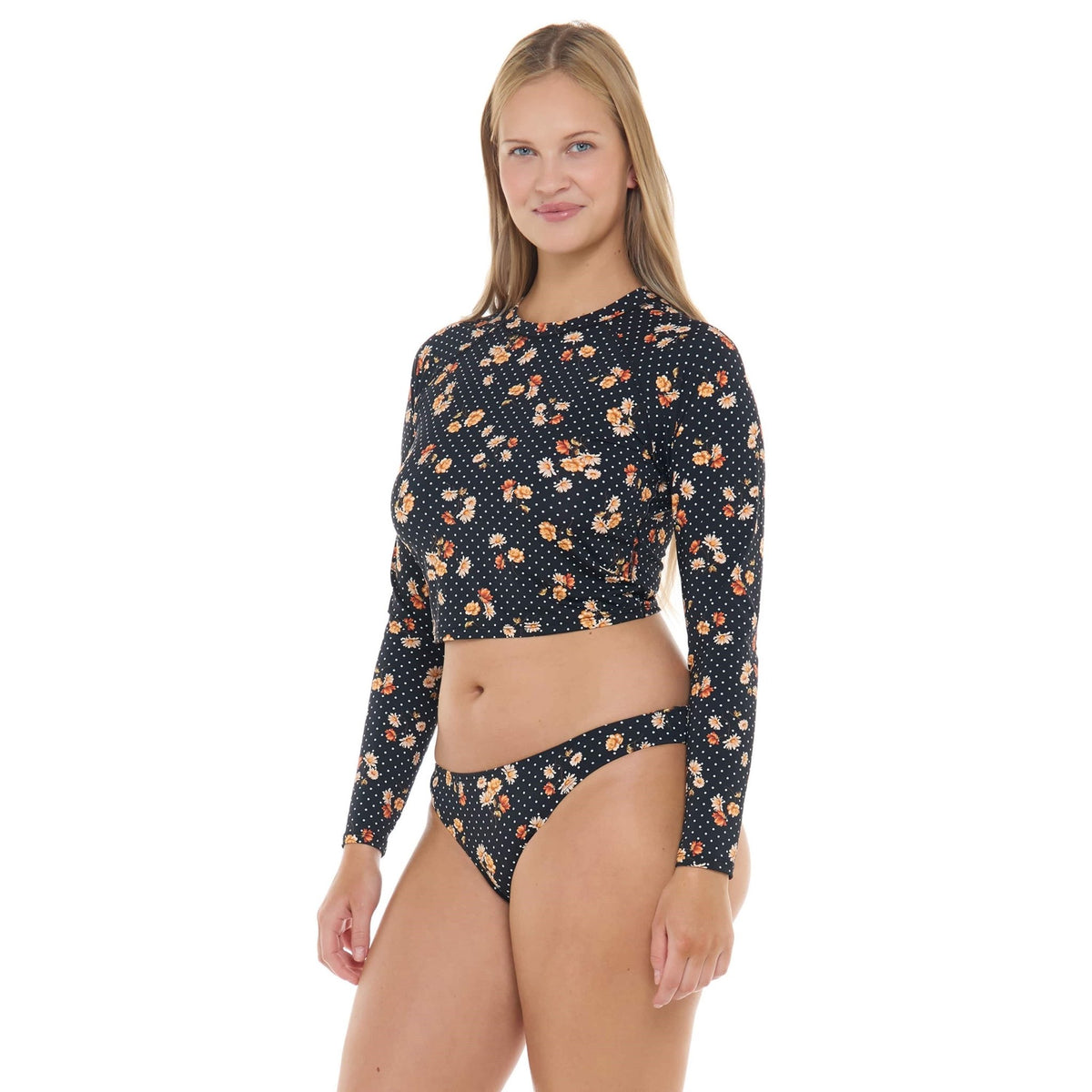 Kiko Crop Rashguard - DAISY DUST - Eidon