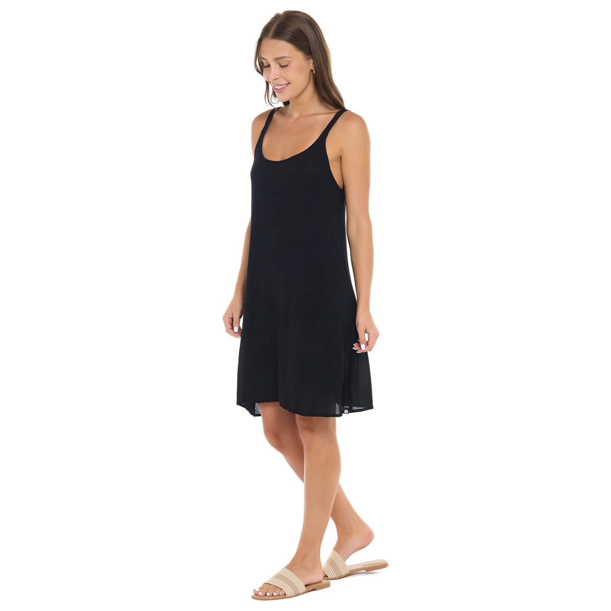 Liza Dress - BLACK LICORICE - Eidon
