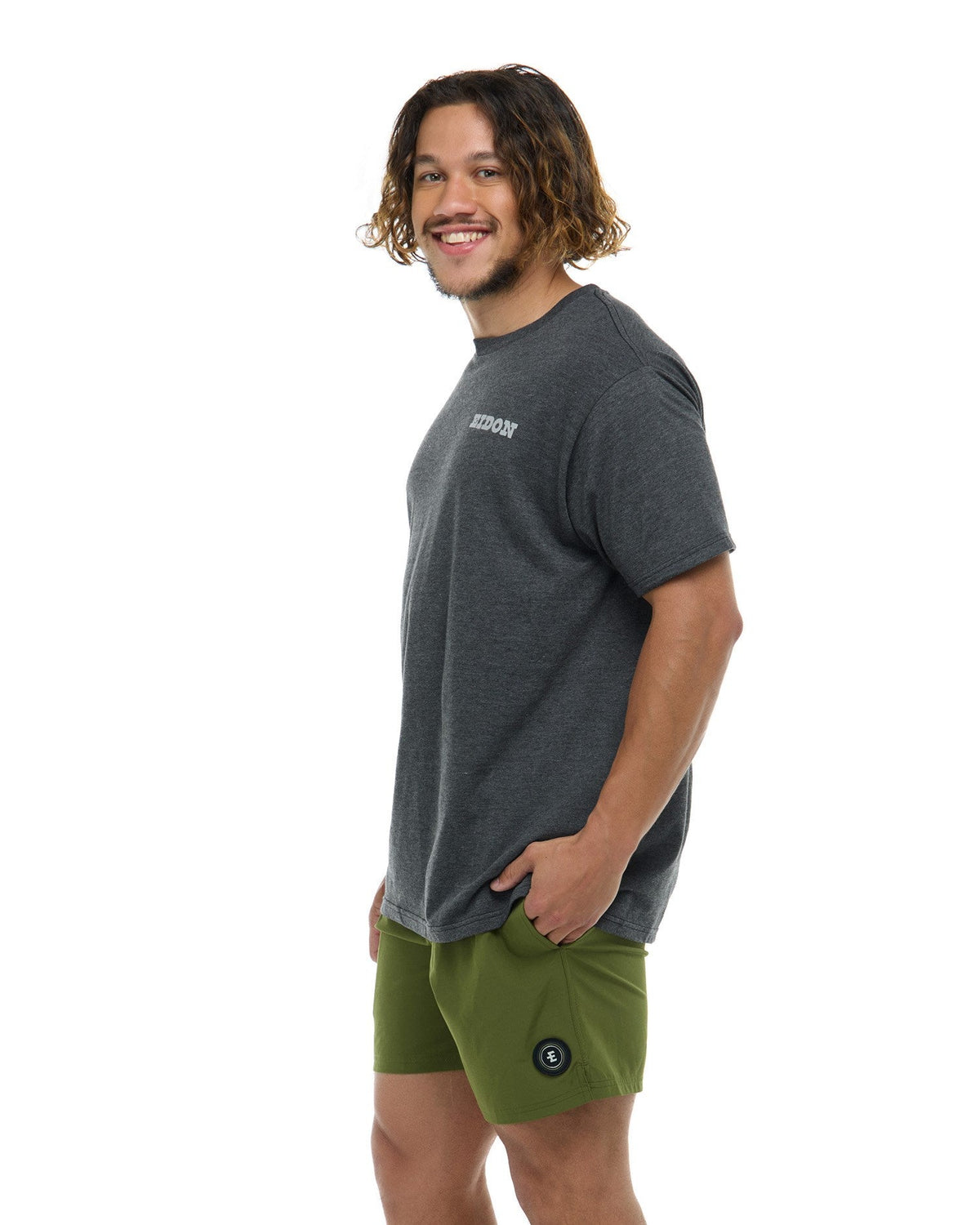 L.T.S. Shirt - CHARCOAL HEATHER - Eidon