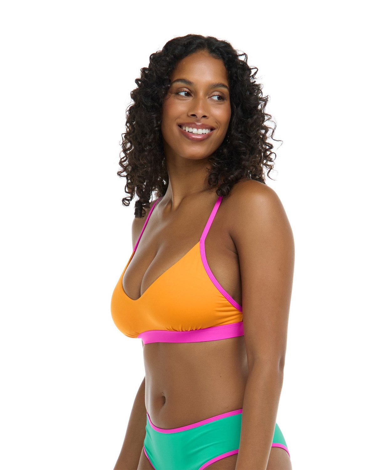 Madison D, DD, E & F Cup Top - BLISS (Mango) - Eidon