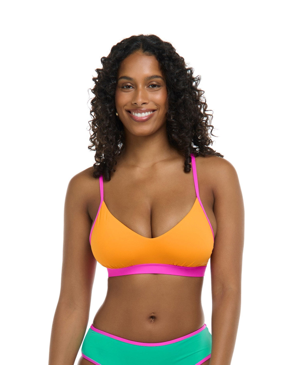 Madison D, DD, E & F Cup Top - BLISS (Mango) - Eidon