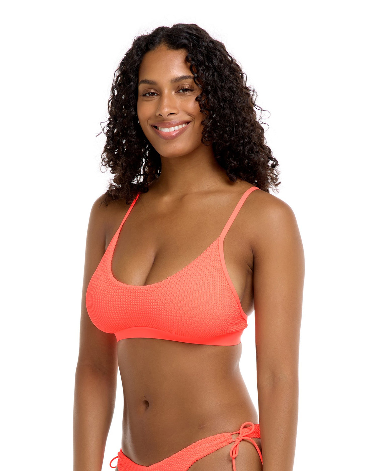 Alexa D, DD, E & F Cup Top - SORBET (Sour peach)