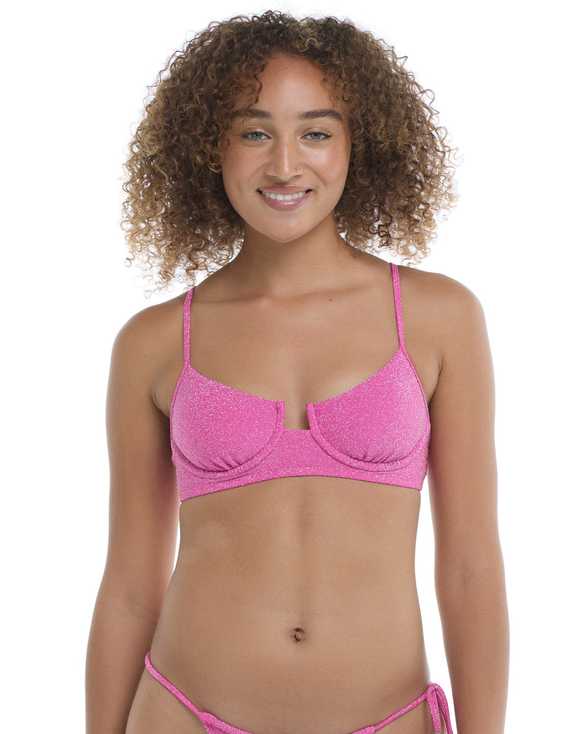 Haut de bikini Erika - SPARKLE (Rose)