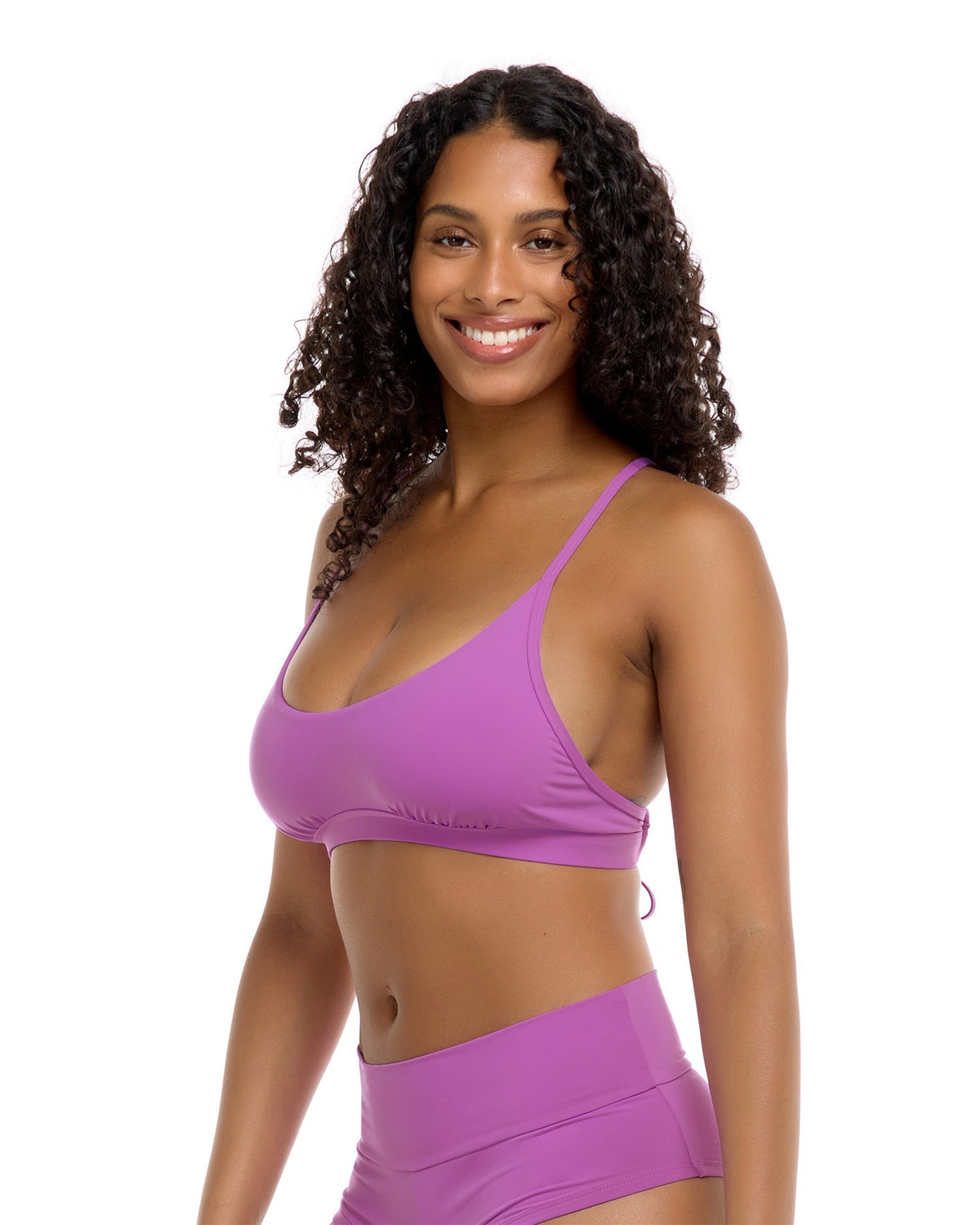 Alexa D, DD, E & F Cup Top - VIOLET